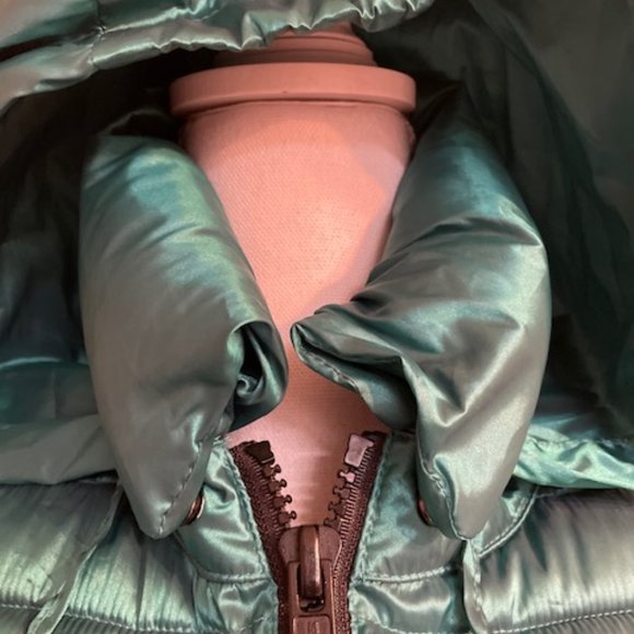A.N.A Packable Teal Down Coat Sz S - Picture 4 of 10